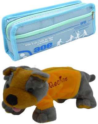 

Hrinkar Cartoon Pencil Pouch Printed and Animal Art Plastic Pencil Boxes(Set of 2, Multicolor)