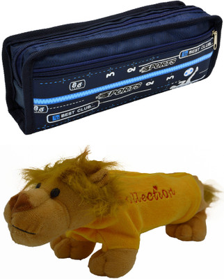 

Hrinkar Cartoon Pencil Pouch Printed and Animal Art Plastic Pencil Boxes(Set of 2, Multicolor)