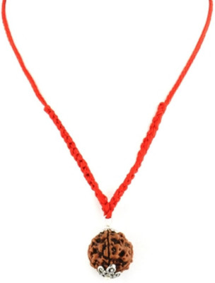 AJ 1(One) Mukhi Rudraksha Pendent IGL Certified Silk Dori Pendant