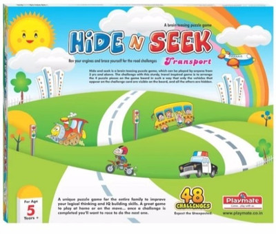 

Playmate Hide N Seek Transport theme puzzle. Age 5 to 8 Years +(4 Pieces)