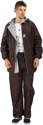 

REAL Solid Boys Raincoat, Brown