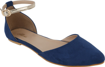 

Flora Women Blue Flats