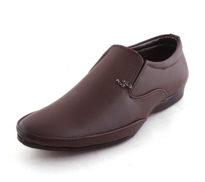 

GINO Leather Formals Slip On For Men(Brown