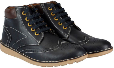 

FAUSTO Trendy Boots For Men(Blue