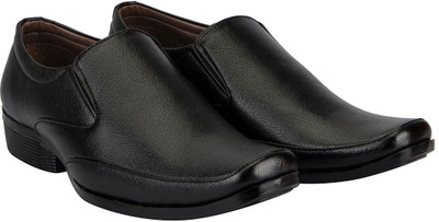 

FAUSTO Corporate Slip On For Men(Black