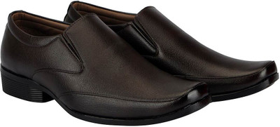 

FAUSTO Corporate Slip On For Men(Brown