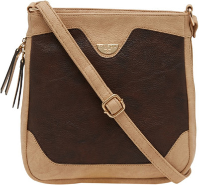 

Esbeda Women Casual Beige PU Sling Bag