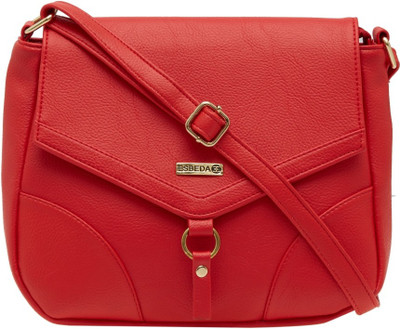 

Esbeda Women Casual Red PU Sling Bag