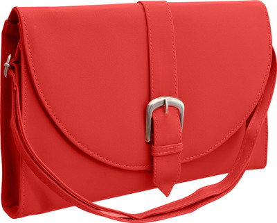 

Tap Fashion Women Formal Red PU Sling Bag