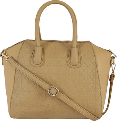

LE CUERO Women Casual Brown PU Shoulder Bag