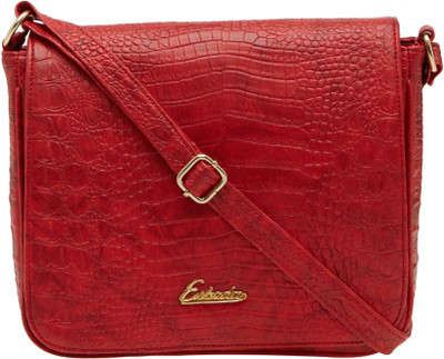 

Esbeda Women Casual Red PU Sling Bag