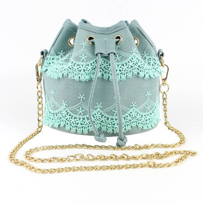 

Un Branded Girls Evening/Party Blue PU Sling Bag