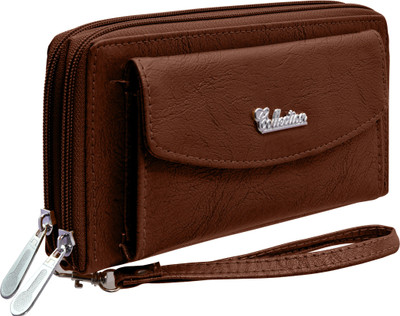 

Tap Fashion Women Formal Brown PU Clutch