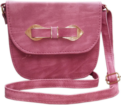 

MADASH Girls Casual Pink Rexine Sling Bag
