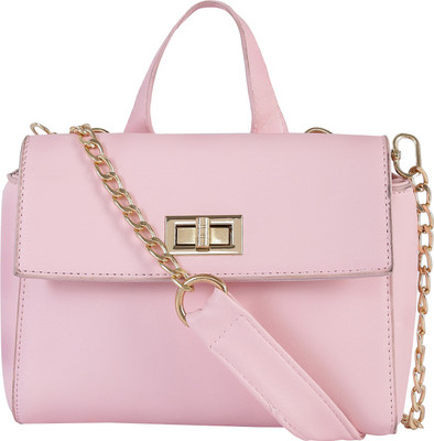 

Le Cuero Women Evening/Party Pink PU Sling Bag