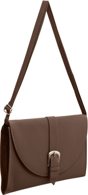 

Tap Fashion Women Formal Brown PU Sling Bag