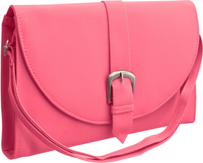 

Tap Fashion Women Formal Pink PU Sling Bag