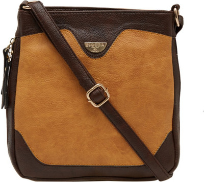 

Esbeda Women Casual Brown PU Sling Bag