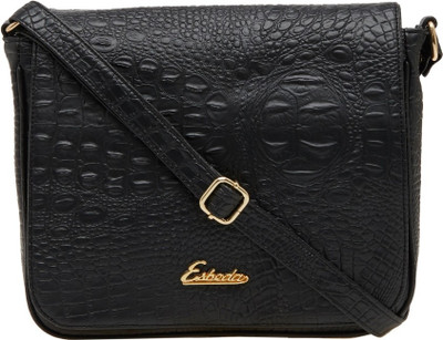 

Esbeda Women Casual Black PU Sling Bag