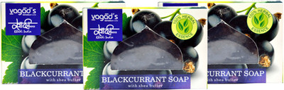 

Khadi Herbal Blackcurrant Soap 300gm (Pack of 3)(300 g, Pack of 3)