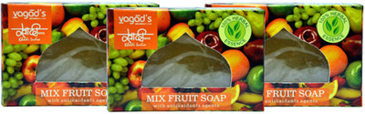 

Khadi Herbal Mix Fruit Soap 300gm (Pack of 3)(300 g, Pack of 3)