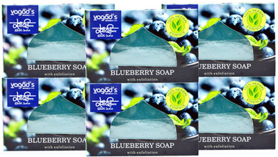 

Khadi Herbal Blueberry Soap 600gm (Pack of 6)(600 g, Pack of 6)