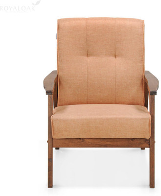 

Berlynoak Apple Fabric 1 Seater Sofa(Finish Color - Brown)