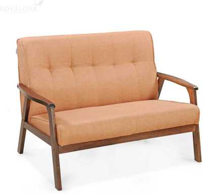 

Berlynoak Apple Fabric 2 Seater Sofa(Finish Color - Brown)