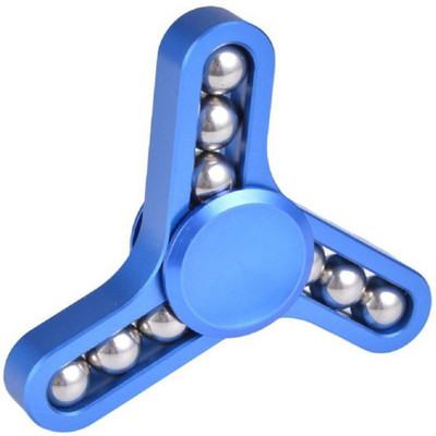 

Sanyal Unique Designed Nine Balls Metal Fidget Hand Spinner Toy With Stainless Steel Balls Long Spin Time-Blue(Blue)