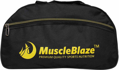 

MuscleBlaze Sports Gym Bag(Black, Kit Bag, Multicolor