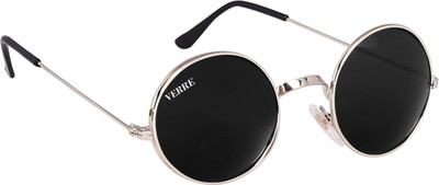 

Verre Round Sunglasses(Black)