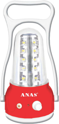 ANAS 20 SMD RECHARGEABLE LIGHT WITH CHARGER Table Lamp(25 cm, RED WHITE)