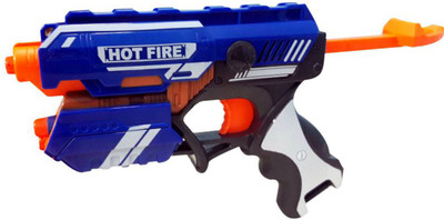 

Bonkerz Hot Fire Soft Bullet Toy Gun With 10 Foam Bullets For Kids(Multicolor)