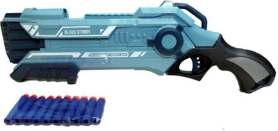 

Bonkerz Twin Shooter Soft Bullet Blaster Toy Gun With Foam Bullets And Suction Darts For Kids(Multicolor)