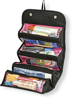 

Mantavya Roll N Go-703 Travel Toiletry Kit(Black)