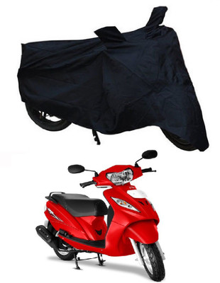 

Autoright Two Wheeler Cover for TVS(Wego, Black)