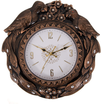20 Off On Lisheng Antique Analog 42 Cm Dia Wall Clock Brown On Flipkart Paisawapas Com