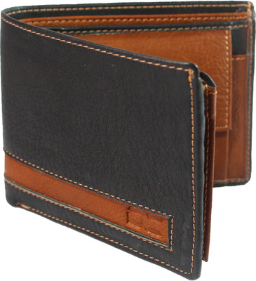 

venture craft Men Black Artificial Leather Wallet(5 Card Slots), Black;brown
