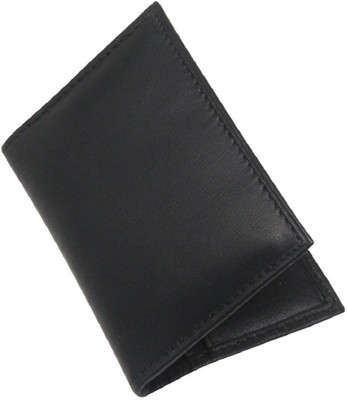 

ELV Men Black Genuine Leather Card Holder(5 Card Slots)