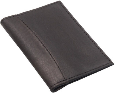 

ELV Men Brown Genuine Leather Card Holder(5 Card Slots), Dark brown