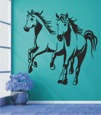 

Wall Guru  Home Décor wall Sticker Sticker(Pack of 1, Black