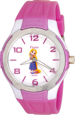 Vizion V-8826-5-1 Rapunzel- Golden Hair Princess Cartoon Character Watch  - For Girls   Watches  (Vizion)