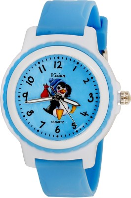 Vizion V-8829-3-1 JUNIOR-The Penguin of Madagascar Cartoon Character Watch  - For Boys & Girls   Watches  (Vizion)