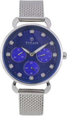 

Titan 95013SM01J Purple Watch - For Women