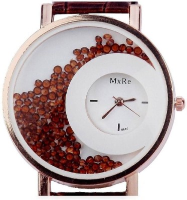 KNACK N01K031 brown movable diamond beads in dial women Watch  - For Girls   Watches  (KNACK)