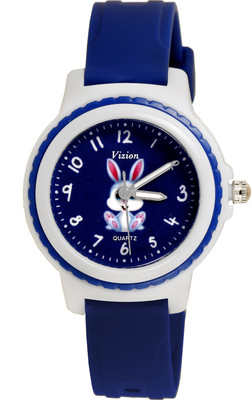 Vizion V-8829-2-1 Bugs Bunny-The Loonely Toones Cartoon Character Analog Watch - For Boys & Girls