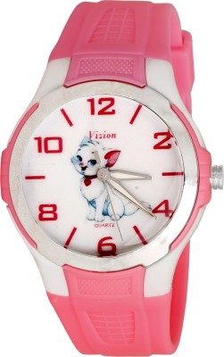 Vizion V-8826-6-3 Snowbell-The Fluffy Kitty Cartoon Character Watch  - For Girls   Watches  (Vizion)