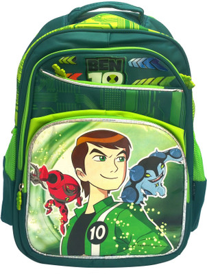 

Fashion Knockout Ben10 School Bags 16 Inch 5 L Backpack(Green)
