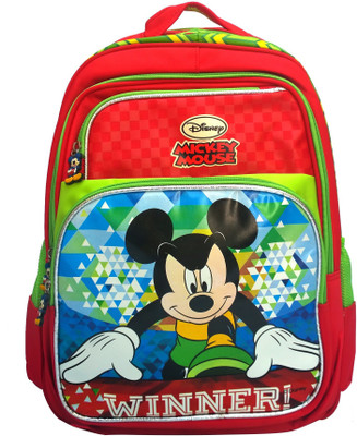 

Fashion Knockout Mickey Mouse School Bag 17 Inch 5 L Backpack(Red)