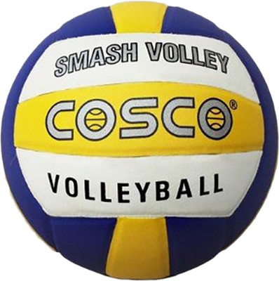 

Cosco Smash Volley Volleyball - Size: (Pack of 1, Blue, Yellow, Multicolor